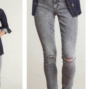 Cabi High Skinny Gray Size 8